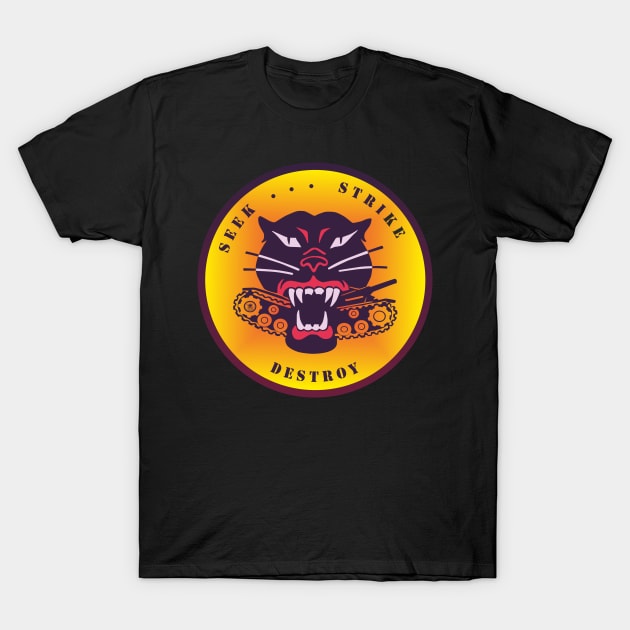 Seek Strike Destroy logo retro style T-Shirt by FAawRay
